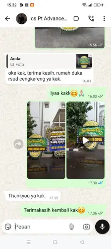 Testimonial Papan Bunga Pernikahan trenggalek