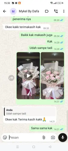 Testimonial Buket Bunga trenggalek