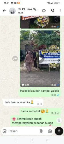 Testimonial Papan Bunga trenggalek